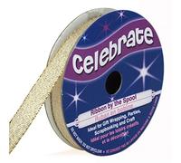 All Metallic Ribbon 7mmx6m: White Gold