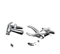 All models material fashion men's French shirt cufflinks small tool mathematical symbol modeling cufflinks-5