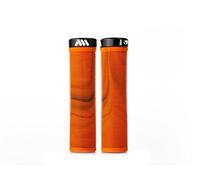 All Mountain Style AMS Barcode Bicycle Lock-on Handlebar Grips, Orange Camo