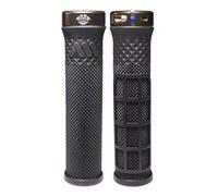 All Mountain Style AMS Cero Grips - Lock-on dual pattern, dual density, under 100 grams grips, Red Bull Rampage Black