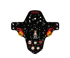 All Mountain Style AMS Front Mudguard - Fits 26’’,27.5’’,29’’, Stranger Things 8bit
