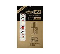 All Mountain Style AMS High Impact Frame Guard Extra - Protects Your Bike from Scratches and dings, Stranger Things 8bit Clear