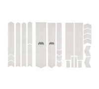 All Mountain Style Honeycomb Total Frame Guard Stickers White One Size Clear Silver