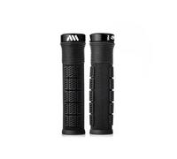 All Mountain Style AMS Rise Bicycle Lock-on Handlebar Grips, Black