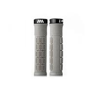 All Mountain Style AMS Rise Bicycle Lock-on Handlebar Grips, Grey