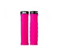 All Mountain Style AMS Rise Bicycle Lock-on Handlebar Grips, Pink