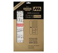 All Mountain Style AMS High Impact Frame Guard Extra - Protects your bike from scratches and dings, Stranger Things Lights Black