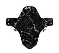 All Mountain Style AMS Front Mudguard - Protects You and Your Bike from Waste and Dirt, Tracks White