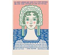 All Must Linger and Gaze: Jane Austen Quote Blank Lined Notebook: 120 Pages, Matte Softcover Journal for Regency fans