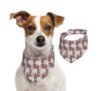 All My Besties Are Westies,Pet Bib Scarf Cats Dog Bandana Dogs Towel Bib Adjustable Pet Scarf,S