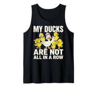 All My Ducks are Not in A Row Cute Mom Duck Tee Tank Top