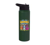 All My Homies Hate AI Anti Artificial Intelligence Humor Stainless Steel Insulated Water Bottle