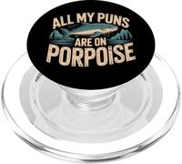 All My Puns Are On Porpoise Marine Animal Wordplay - PopSockets PopGrip for MagSafe