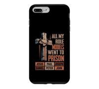 All My Role Models Went Pr son Jesus Bible Verse Religious Case for iPhone 7 Plus/8 Plus