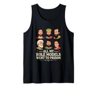 All My Role Models Went to Prison Christianity Jesus Bible Tank Top