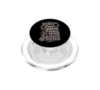 All My Role Models Went To Prison Christianity Jesus Retro PopSockets PopGrip for MagSafe