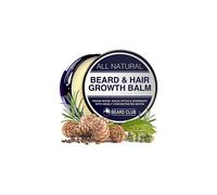All Natural Beard Balm For Beard & Hair Growth | With Biotin, Cedar Wood, Eucalyptus & Rosemary Oil | Beard Conditioner & Softener, Increase Grow