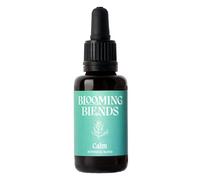 All-Natural Blend of Extracts for Uneasiness - Relief Supplement with Lemon Balm, Passiflora, Ashwagandha, Vervain & Oat Straw - Blooming Blends Calm Drops, 30 ml
