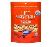 All Natural Freeze Dried Wild Alaskan Salmon Treats for Cats & Dogs - Single Ingredient Grain Free Snack With No Additives or Preservatives - 5 Ounce Bag