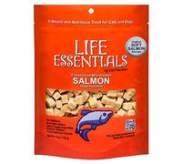 All Natural Freeze Dried Wild Alaskan Salmon Treats for Cats & Dogs - Single Ingredient Grain Free Snack With No Additives or Preservatives - 5 Ounce Bag