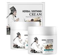 All Natural Herbal Soothing Relief Cream with Menthol, Calendula & Dendrobium, Herbal Balm for Dry & Itchy Skin, Moisturizing Ointment for Gentle Skin Soothing and Relief for Women & Men (2pcs)