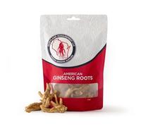 All Natural Pure American Ginseng Whole Root 西洋参 (Non-GMO, Gluten Free Herb) (4 oz) (4 oz)