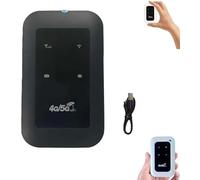 All-Network Portable Wifi, Power On And Use Free For Life, Wireless Routers Mobile Network Hotspot, Pocket Wi-Fi Wireless For Travel, Public Computer, Business (Black)