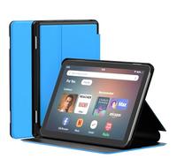 All-New 8 & 8 Plus Tablet Case (12th/10th Generation, 2024/2022/2020), SHREBORN Multi-Gear Adjustable Stand Cover with Soft TPU Back and Auto Wake/Sleep Also for 8in Sony Nokia-Sky Blue