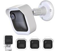 All-New Blink Outdoor Camera Housing and Mounting Bracket (4th Gen and 3rd Gen), 3 Pack Protective Cover and 360 Degrees Adjustable Mount with Sync Module 2 Outlet Mount (White)