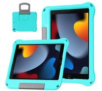 All-New iPad 9th / 8th / 7th Generation case.(iPad 10.2 Inch 2021/2020/2019), Lightweight & Shockproof Handle Stand Case Compatible with iPad Pro 10.5" / iPad Air 3 10.5" / iPad 10.2 (Light Blue)
