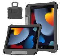 All-New iPad 9th / 8th / 7th Generation case.(iPad 10.2 Inch 2021/2020/2019), Lightweight & Shockproof Handle Stand Case Compatible with iPad Pro 10.5" / iPad Air 3 10.5" / iPad 10.2 (Black)