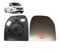 All New Transit Custom/Tourneo Custom Heated Clip On Mirror Glass Complete With Backing Plate Right Hand/UK Drivers Side/Off Side 2023 2024 2025