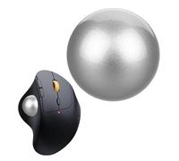 All-New2024, Trackball 34mm/1.34 Inches Trackball, Replacement Ball for Logitech M575, M570, MX Ergo, ELECOM, Kensington, Perixx, and Other Compatible Trackball Mice, Glossy - Silver