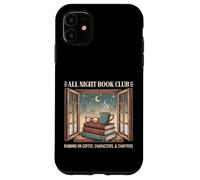 All Night Book Club Running on Coffee, Characters & Chapters Case for iPhone 11