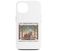 All Night Book Club Running on Coffee, Characters & Chapters Case for iPhone 13