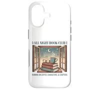 All Night Book Club Running on Coffee, Characters & Chapters Case for iPhone 17
