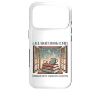 All Night Book Club Running on Coffee, Characters & Chapters Case for iPhone 17 Pro