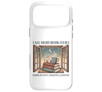 All Night Book Club Running on Coffee, Characters & Chapters Case for iPhone 17 Pro Max