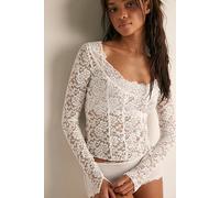 All Night Long Sleeve by Intimately at Free People in Ivory, Size: Small - female