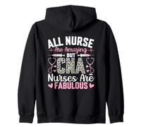 All Nurse Are Amazing But CNA Nurses Are Fabulous Zip Hoodie