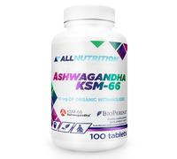 All Nutrition Ashwagandha KSM-66 Organic Extract with Bioperine - 100 Tablets