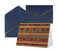All Occasion african weaving Print Greeting Cards,Blank Inside,with envelope,Suitable for friends family