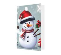 All-Occasion Christmas Happy Snowman print Card Birthday Sympathy Christmas Thank You Greeting Cards Envelopes