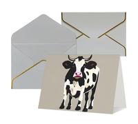 All Occasion Cow black spot Print Greeting Cards,Blank Inside,with envelope,Suitable for friends family