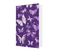 All-Occasion Purple Butterflies Floral print Card Birthday Sympathy Christmas Thank You Greeting Cards Envelopes