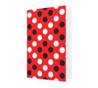 All-Occasion red white polka dot print Card Birthday Sympathy Christmas Thank You Greeting Cards Envelopes