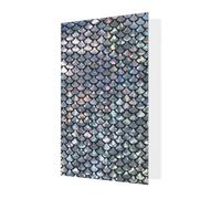 All-Occasion Silver fish scale print Card Birthday Sympathy Christmas Thank You Greeting Cards Envelopes