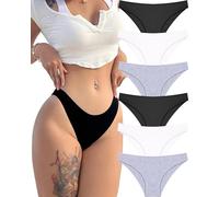 ALL OF ME 6 Pack Women's Cotton Underwear Women's Set Cotton Panties Slips Multipack Hipster Breathable S-XL