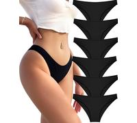 ALL OF ME 6 Pack Women's Cotton Underwear Women's Set Cotton Panties Slips Multipack Hipster Breathable S-XL