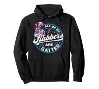 All Of My Flabbers Are Gasted Skeleton Funny Halloween Pullover Hoodie